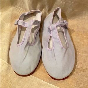 Baby Blue Cotton Mary Janes